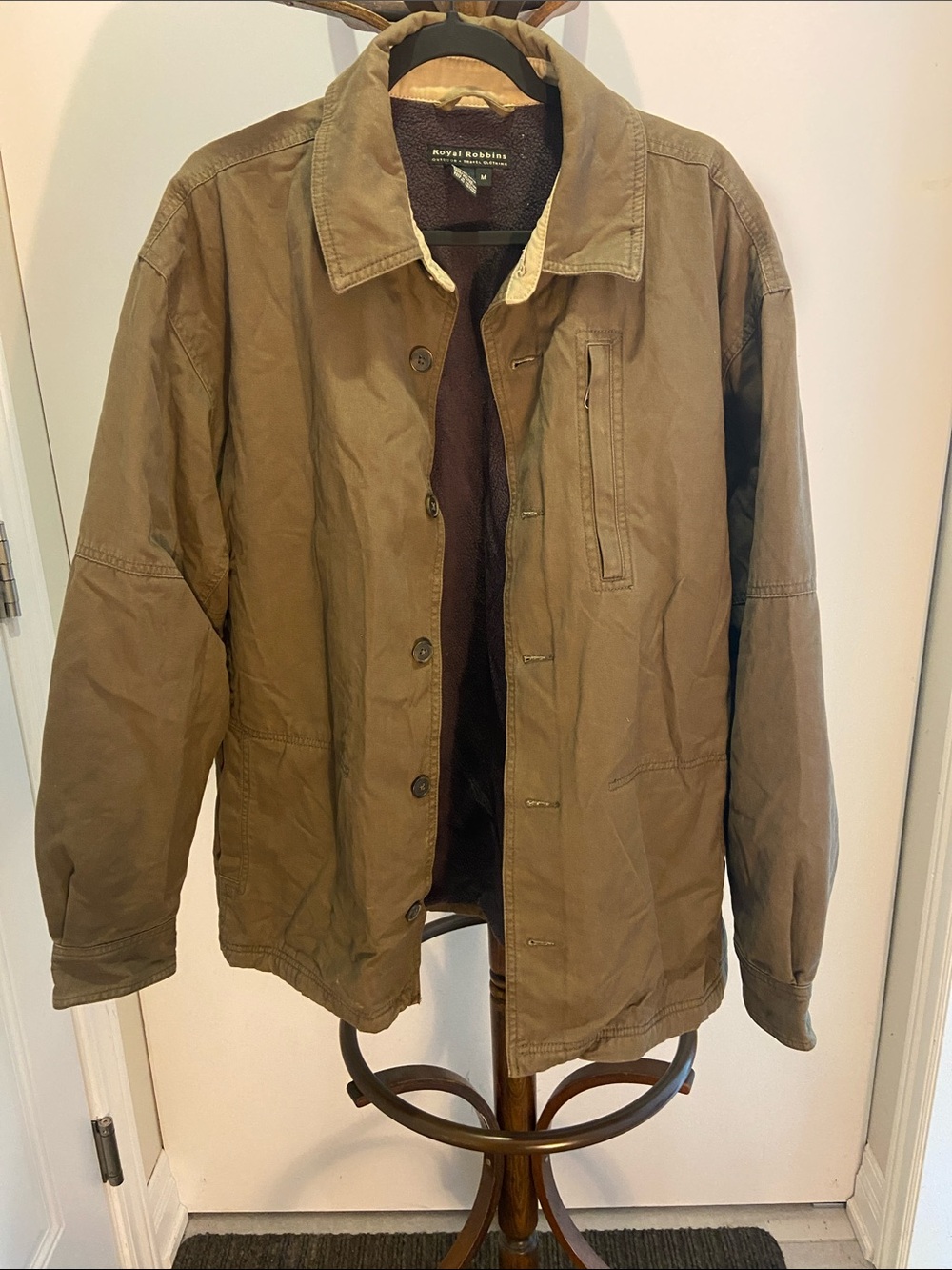 Royal Robbins Olive Brown Military Field Jacket